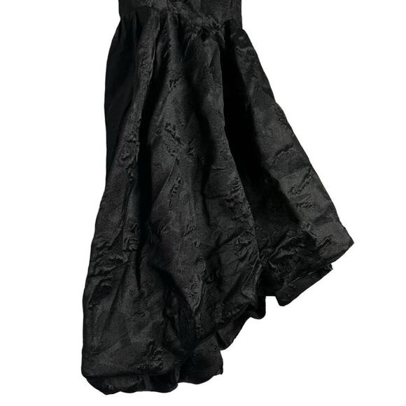 Anthropologie Jacquard Bubble Hem Dress Black Size 10 NEW - Picture 13 of 16